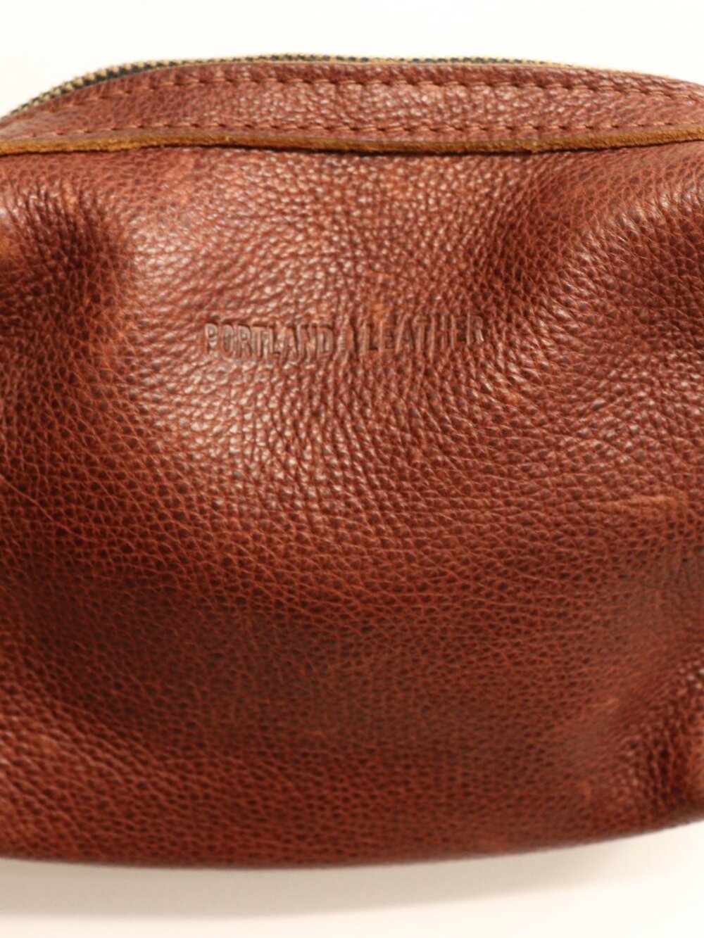 Brown Leather Crossbody Camera Bag Adjustable Strap